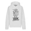 Dior And Shawn Stussy Alphabet Logo Print Oversized For Men White In Gray