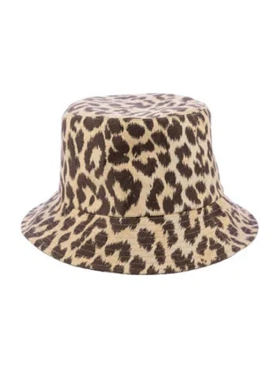 Pre-owned Dior Animal Print Bucket Hat In Multi
