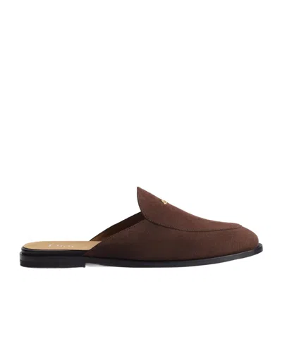 Dior Antibes Mule In Brown