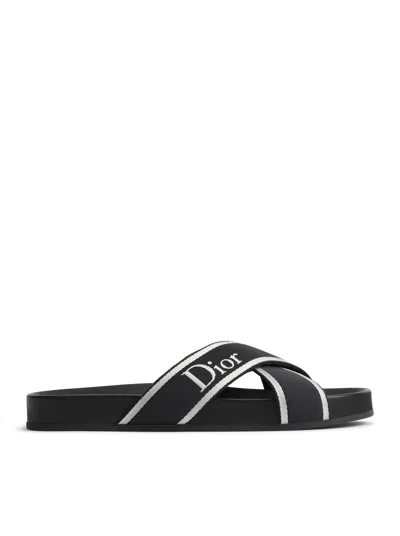 Dior Aqua Iviera Sandal In Black