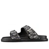 Dior Aqua Sandals In Black