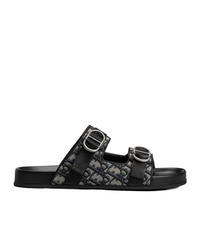 Dior Aqua Sandal In Black