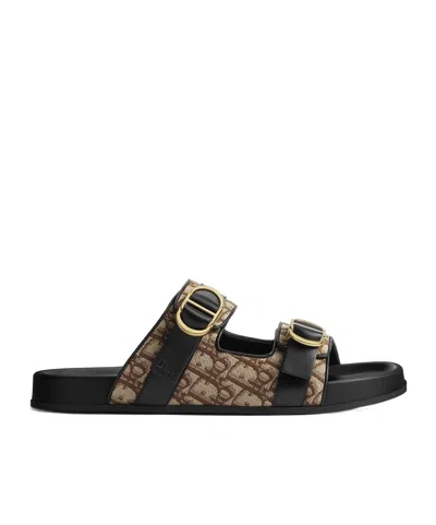 Dior Aqua Sandal In Black