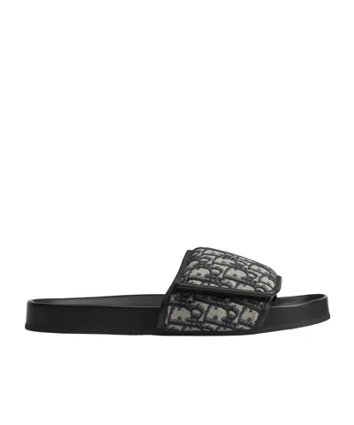 Dior Aqua Sandal In Black