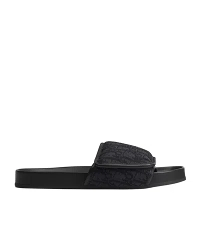 Dior Aqua Sandal In Black