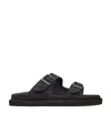 Dior Homme Buckled Open Toe Sandals In Black