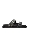 Dior Aqua Sandals In Black