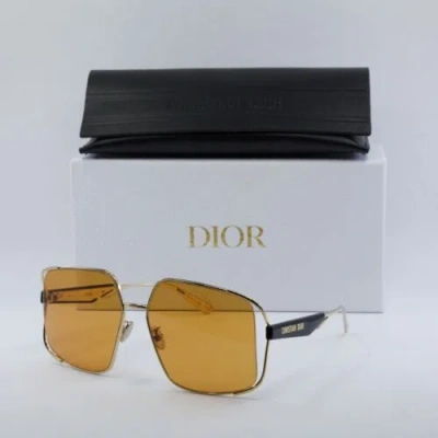Pre-owned Dior Archi S1u B0k0 Gold/orange 61-16-135 Sunglasses Authentic