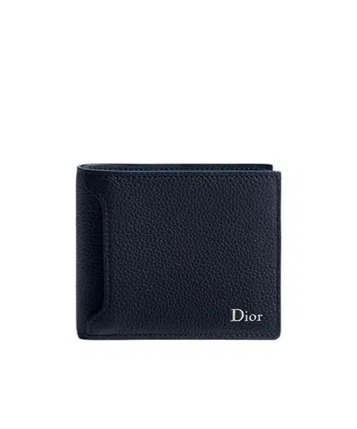 Dior Archie Bifold Wallet In Blue
