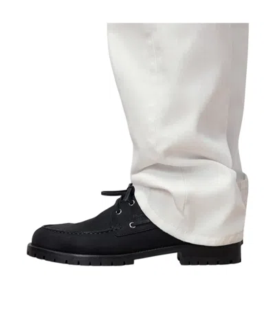 Dior Archie Lug Boat Shoe In Black