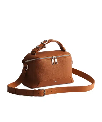 Dior Archie Zipper Shoulder Bag In White