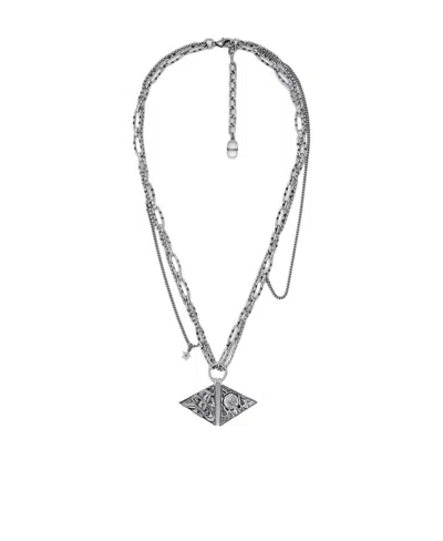 Dior Astero Necklace In Gray