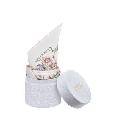 Dior Astral Flowers Mitzah Scarf In White
