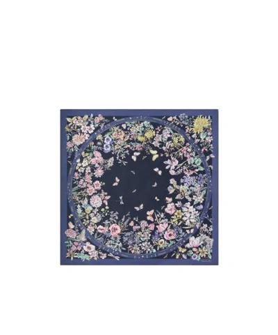 Dior Astral Flowers Shawl In Blue
