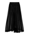 Dior Asymmetrical Skirt In Black