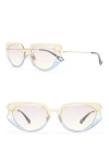 Dior Attitude 53mm Geo Sunglasses In 02m0-1i | ModeSens display picture 3