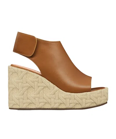 Dior Attitude Wedges Sandals In Nude