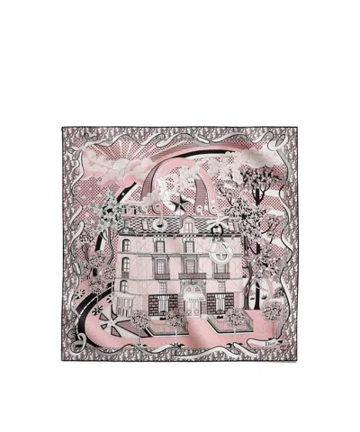 Dior Avenue 70 Square Scarf In Multi