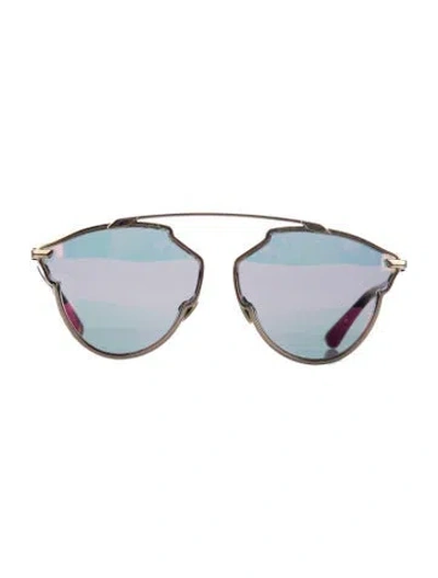 Pre-owned Dior Aviator Mirrored Sunglasses