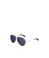 Dior Cd Link A1u Round-frame Silver-tone Sunglasses In Metallic