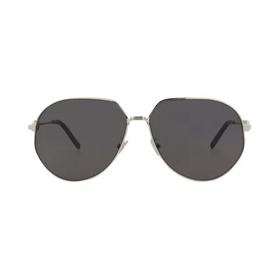 Pre-owned Dior Aviator Sunglasses 'palladium/smoke' | Silver | Men's Size Onesize