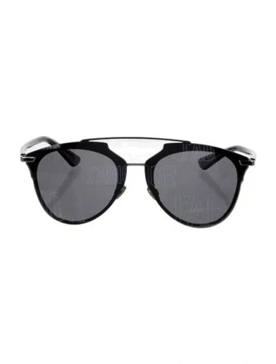 Pre-owned Dior Aviator Tinted Sunglasses In Grey