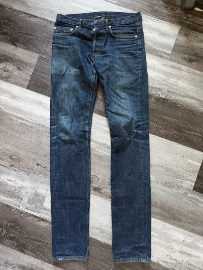 Pre-owned Dior Aw06  Homme Bootcut Jeans In Blue