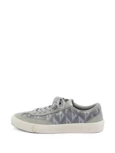 Pre-owned Dior B101 Panelled Sneakers In Grey