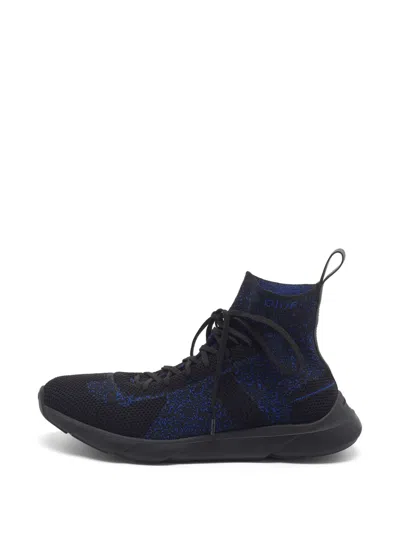 Pre-owned Dior B21 Sneakers In Black