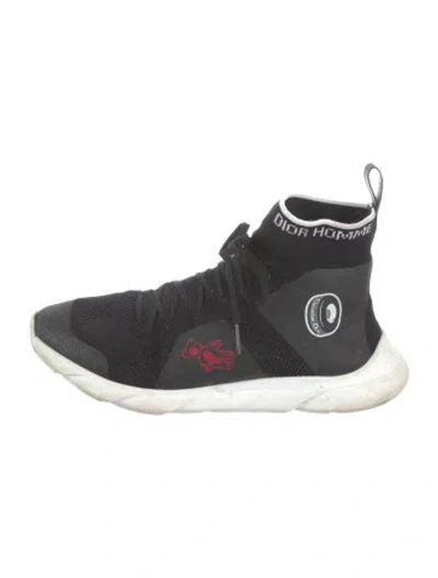 Pre-owned Dior B21 Sock Sneakers In Black