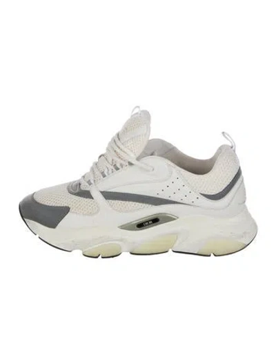 Pre-owned Dior B22 Athletic Sneakers In White