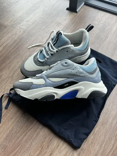 Pre-owned Dior B22 Sky Blue Shoes