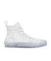 Dior B23 High-top Casual Sneakers In White