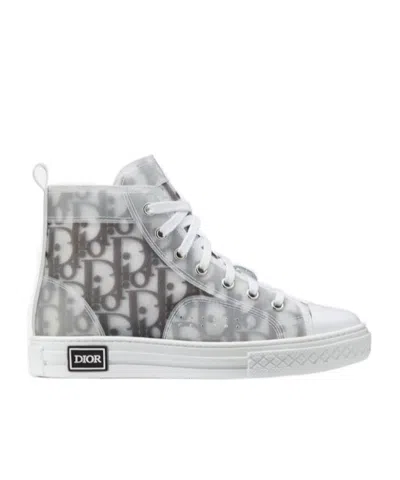 Dior B23 High-top Sneaker Sneakers In Gray