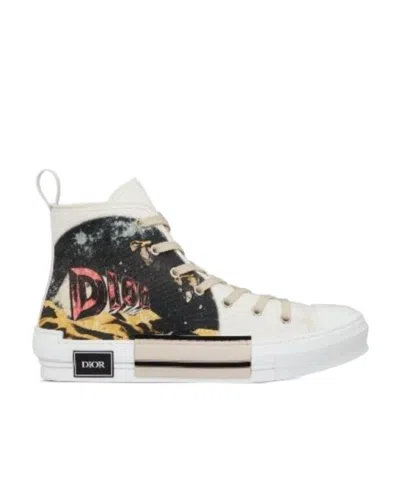 Dior B23 High-top Sneaker In White