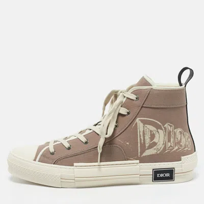 Pre-owned Dior B23 High Top Sneakers Size 45 In Sand