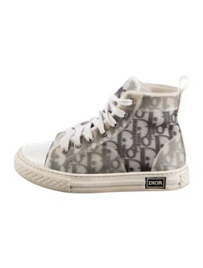 Pre-owned Dior Babies' B23 League High-top Sneaker In White