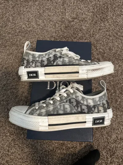 Pre-owned Dior B23 Low Shoes In White