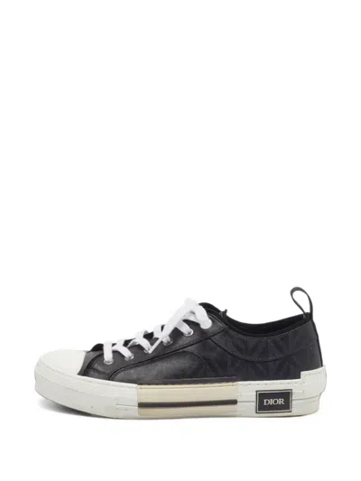Pre-owned Dior B23 Low-top Sneakers In Black