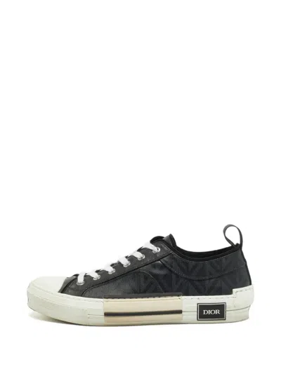 Pre-owned Dior B23 Low-top Sneakers In Black