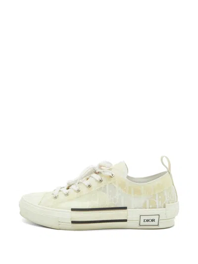 Pre-owned Dior B23 Low-top Sneakers In Neutral