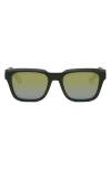 Dior B23 S1i 53mm Rectangular Sunglasses