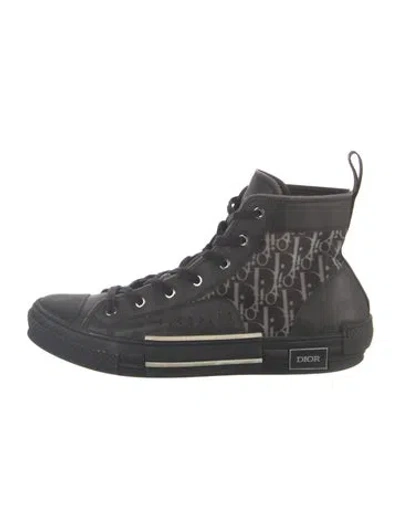 Pre-owned Dior B23 Sneakers In Black