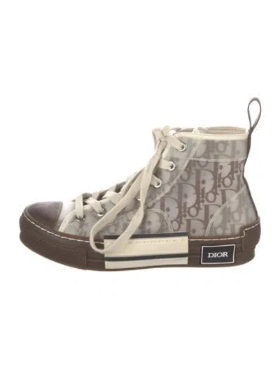 Pre-owned Dior B23 Sneakers In Brown