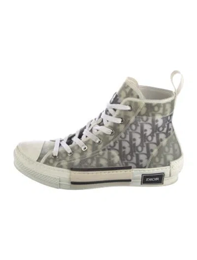Pre-owned Dior B23 Sneakers In Neutral