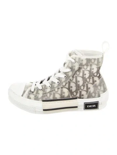 Pre-owned Dior B23 Sneakers In Neutrals