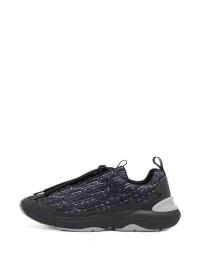 Pre-owned Dior B24 Oblique Sneakers In Blue