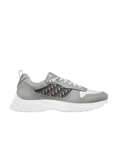 Dior B25 Low-top Casual Sneakers In Gray
