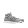 Dior B27 High Diamond Sneakers Women In Gray