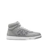 Dior B27 High Diamond Sneakers Women In Gray
